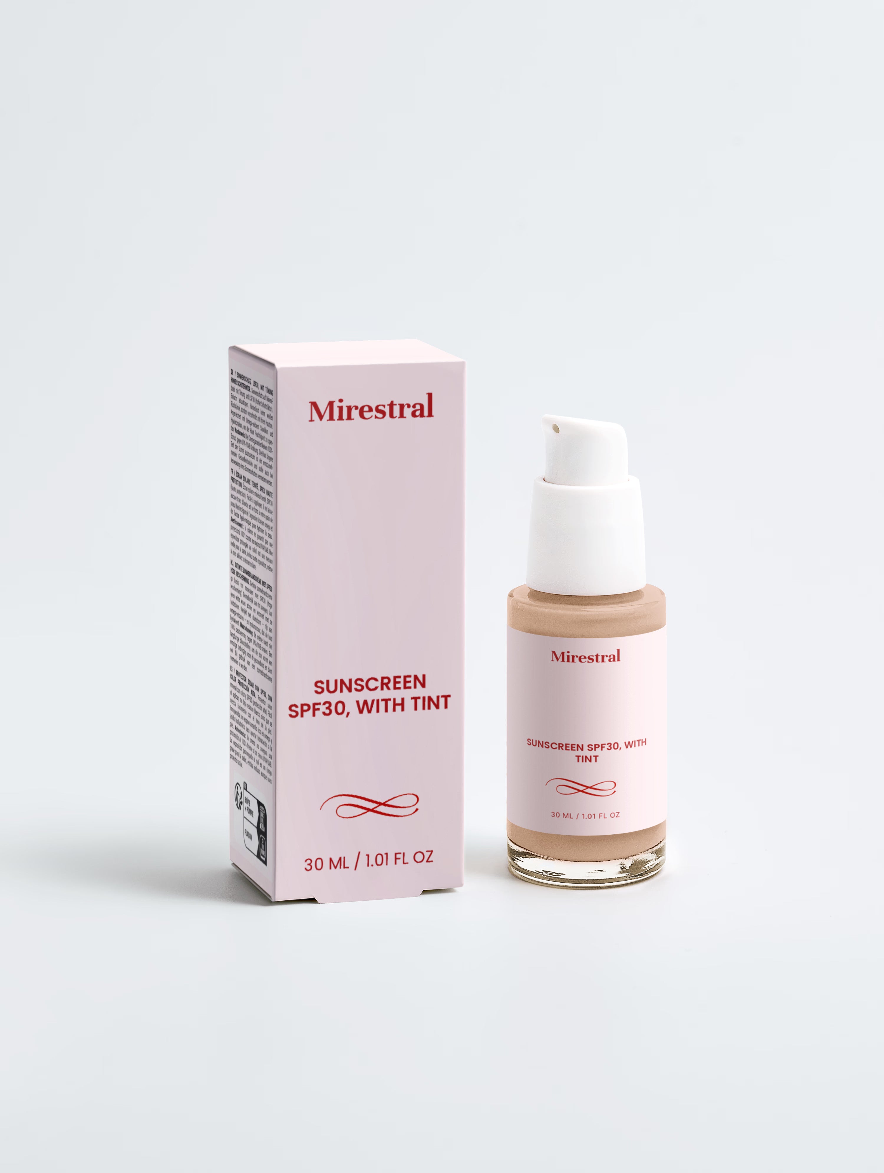 Sunscreen SPF30, with tint