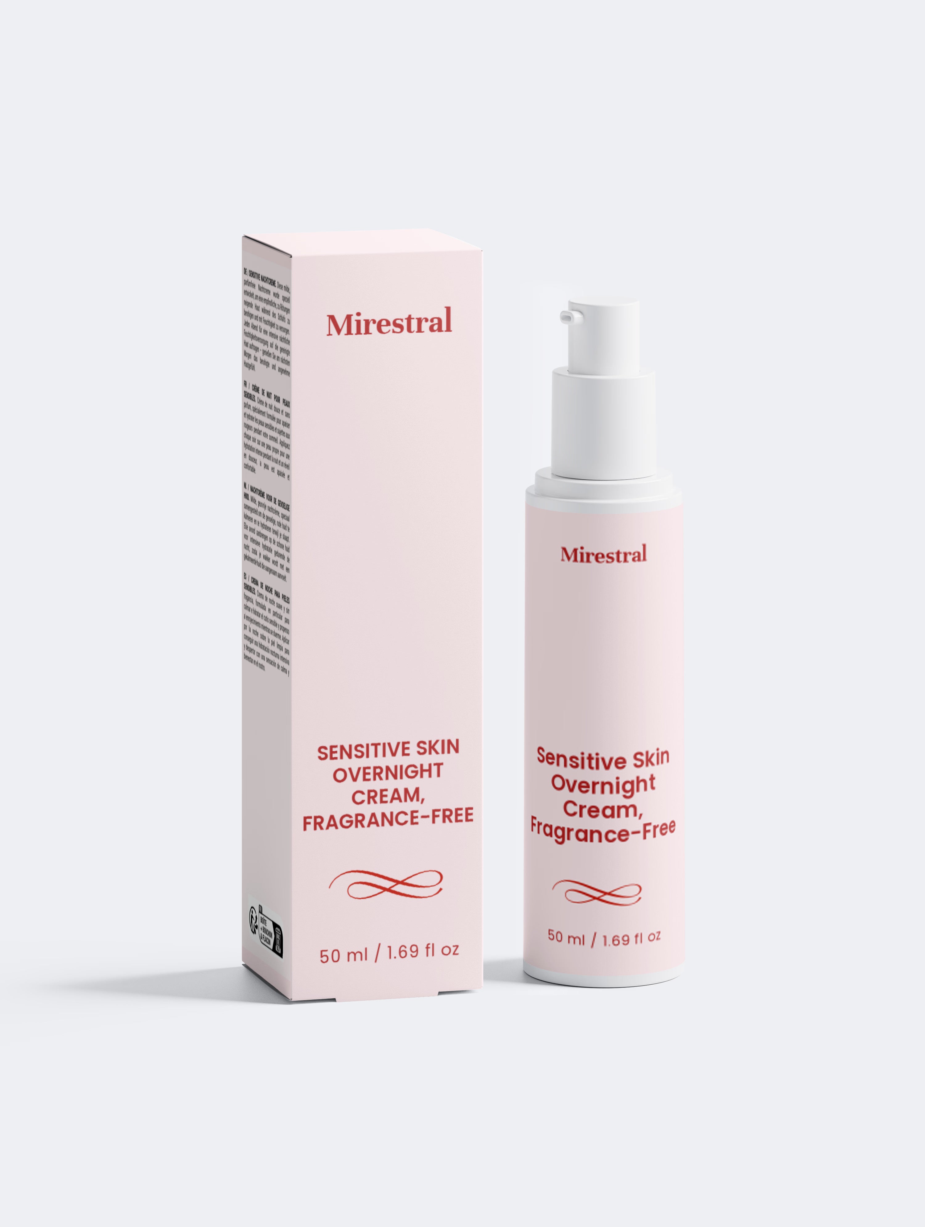 Sensitive Skin Overnight Cream, Fragrance-Free