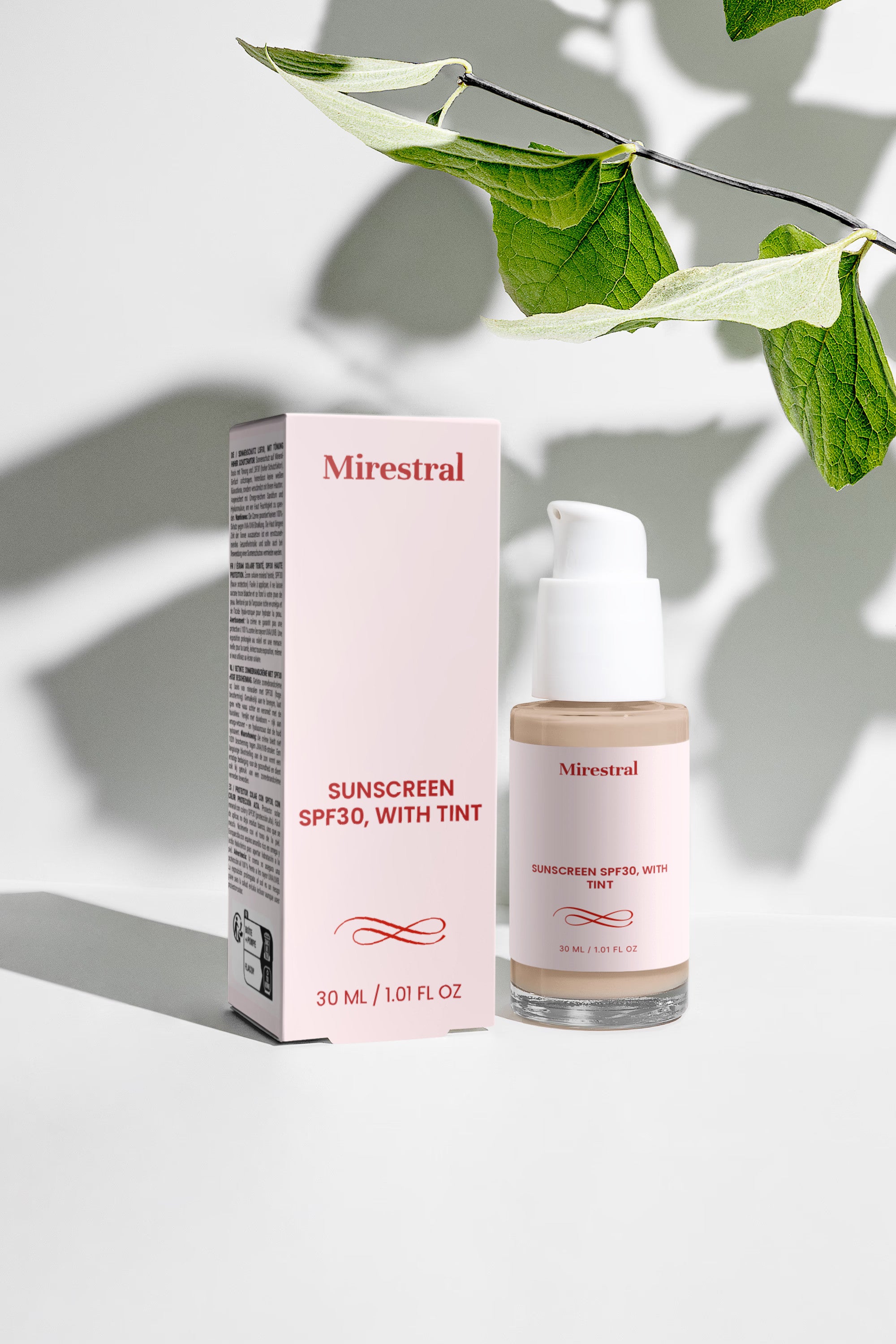 Sunscreen SPF30, with tint